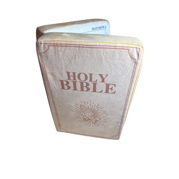 Feta Bible Pillow Matthew 6:25-34 - Picture 5 of 5